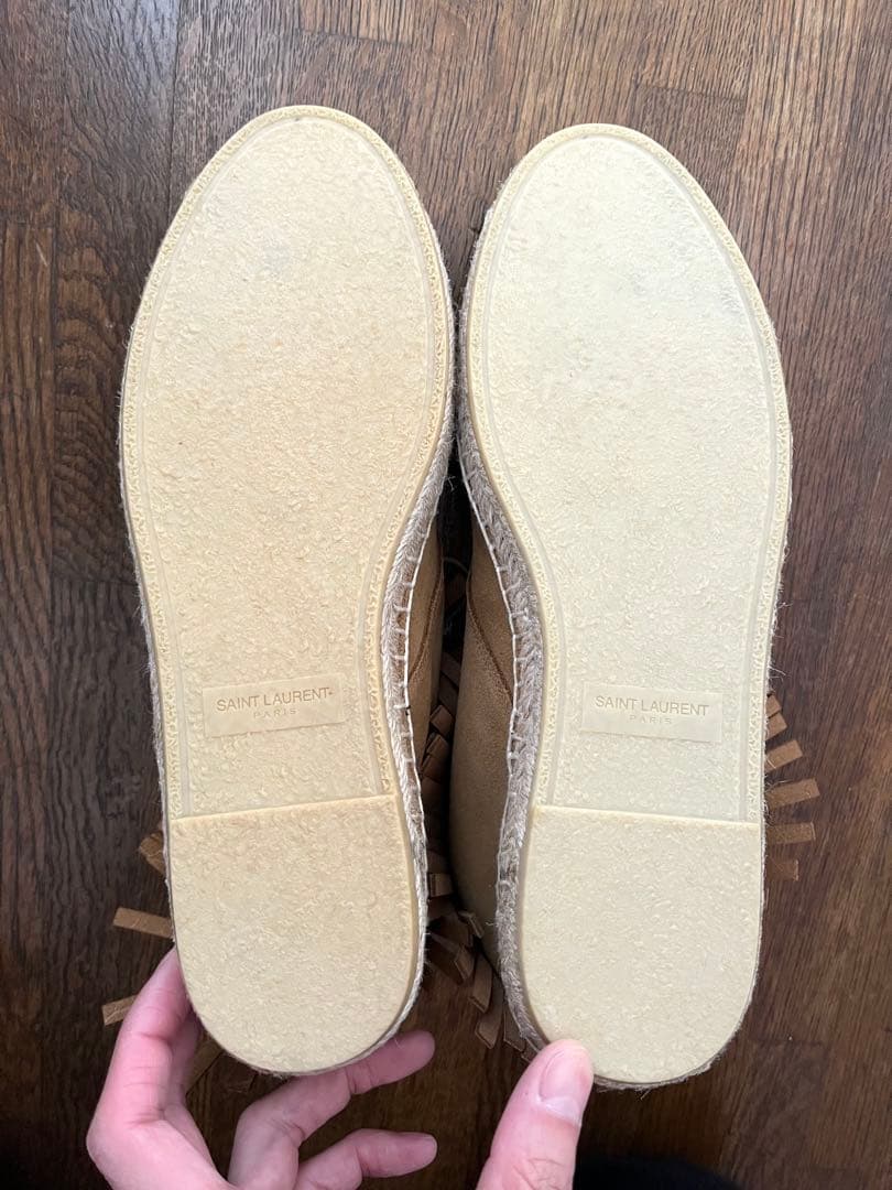 新品未使用　SAINT LAURENT サンローラン　エディ期エスパドリーユ42