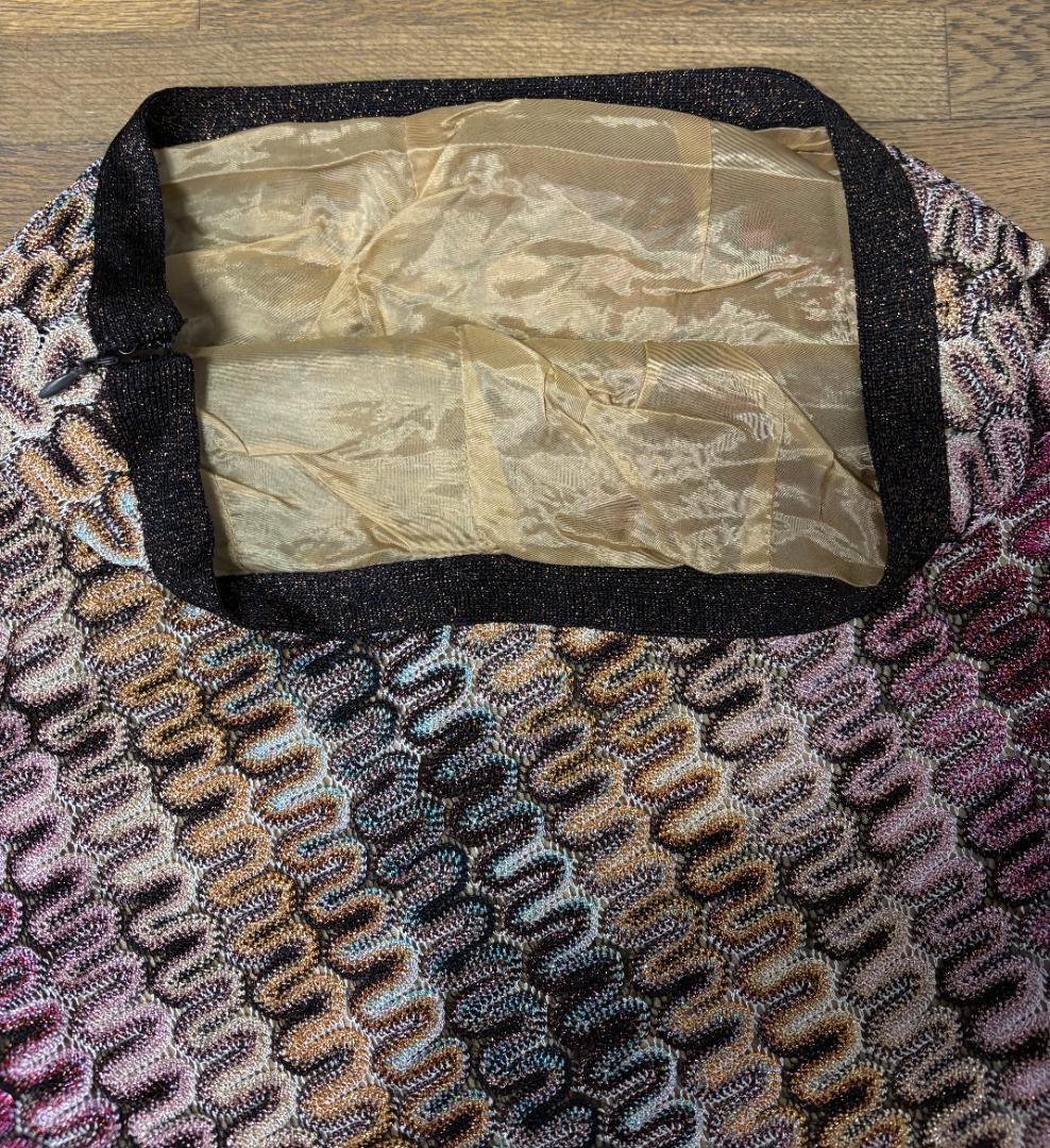MISSONI タイトスカート スリット入り マルチカラー