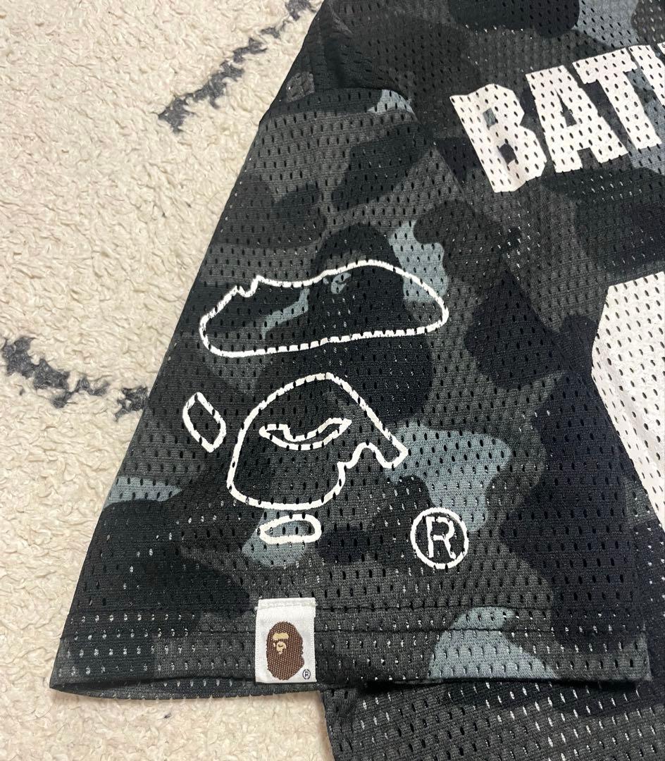 A BATHINGAPE ベイシングエイプ football Tシャツ 初代カモ