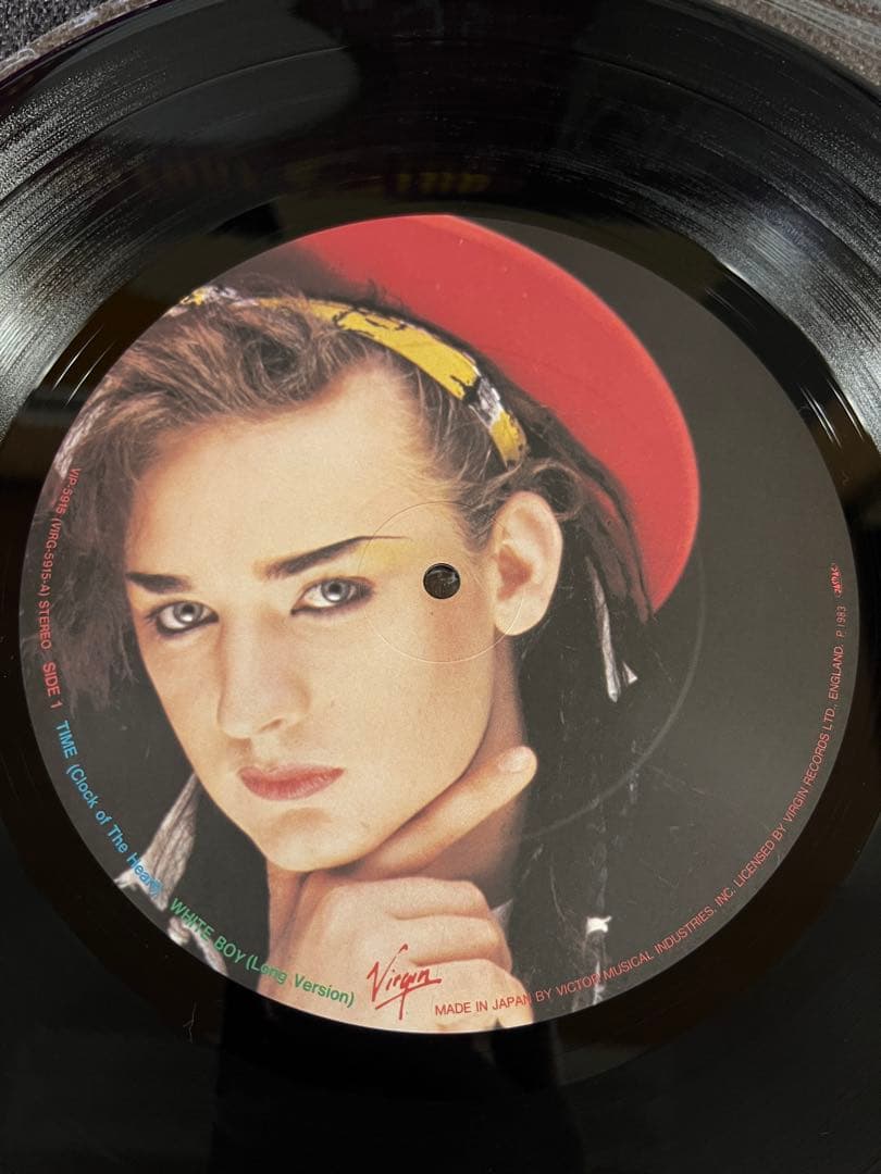 CULTURE CLUB TIME 帯付　ピクチャーLP 洋楽レコード美盤