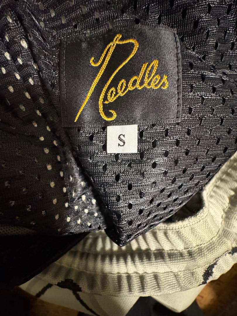 Needles JACQUARD ベージュ トラックパンツ