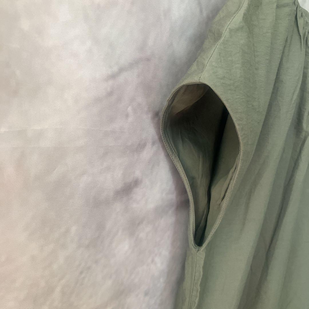 BRUNELLO CUCINELLI【M】カーキ　ワンピース　ブルネロクチネリ