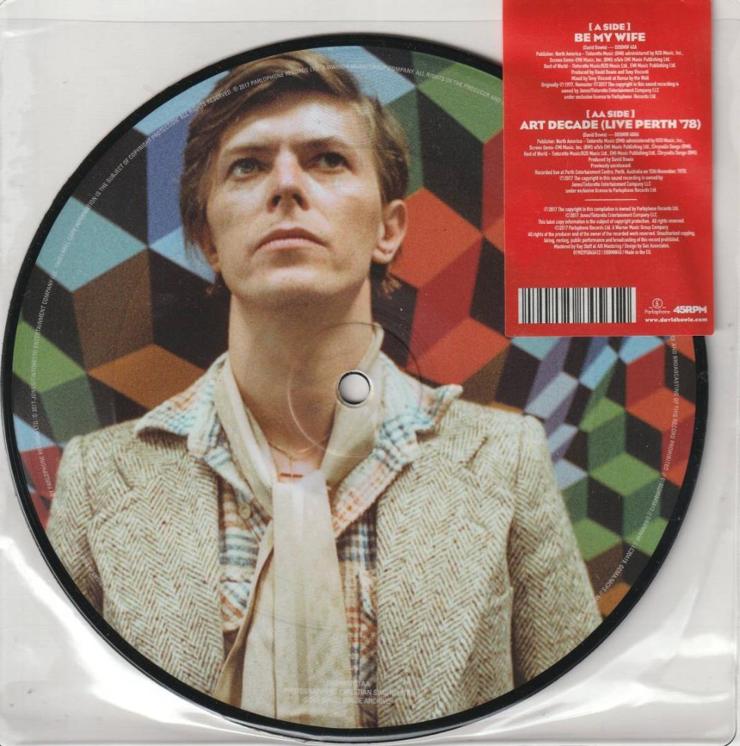 デヴィッド・ボウイ 　Be My Wife　限定盤 ピクチャー 7” レコード