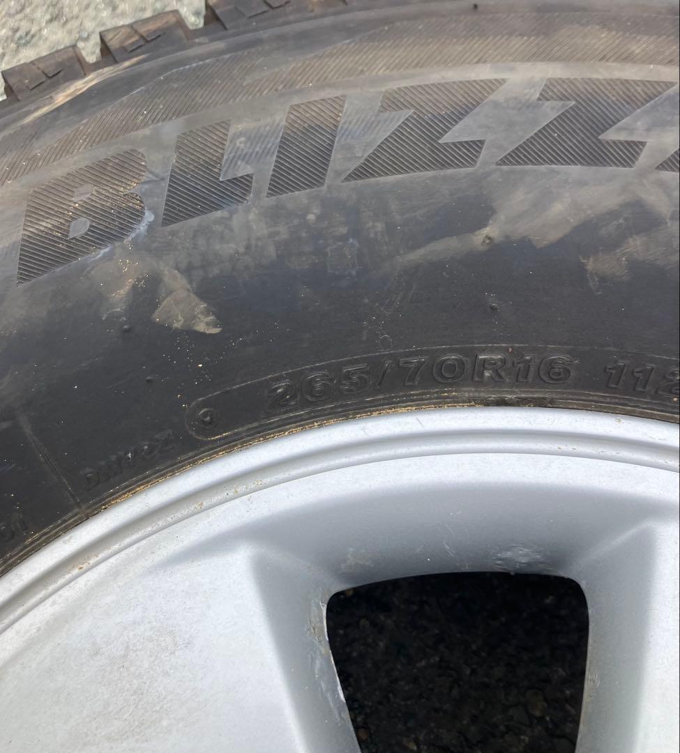 冬　ハイラックスサーフ215純正ホイール　車検 265/70R16 トヨタ