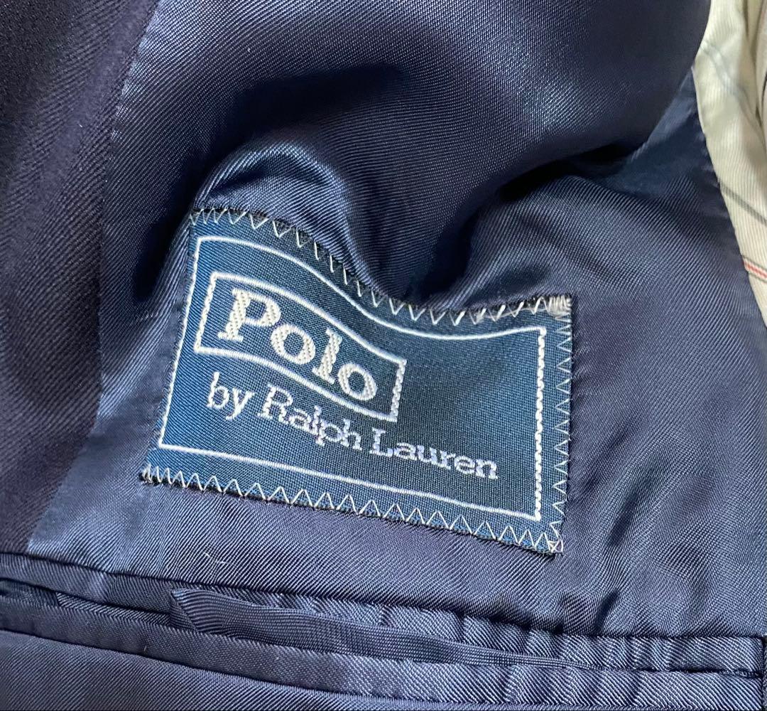 POLO by RALPH LAUREN ネイビーブレザー(古着)