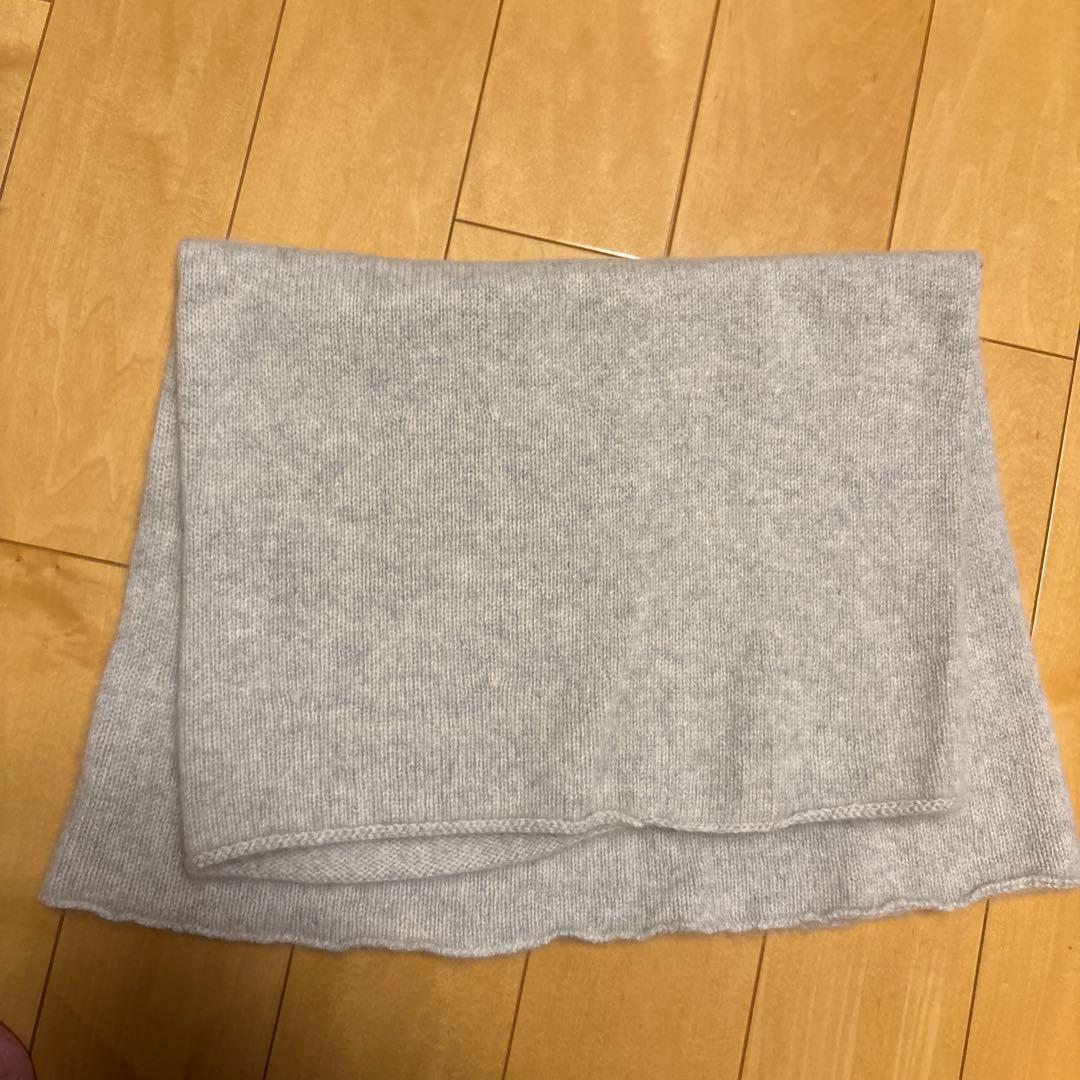 最終値下げ‼️evam eva vieカシミアスヌード ベージュ定価￥24200